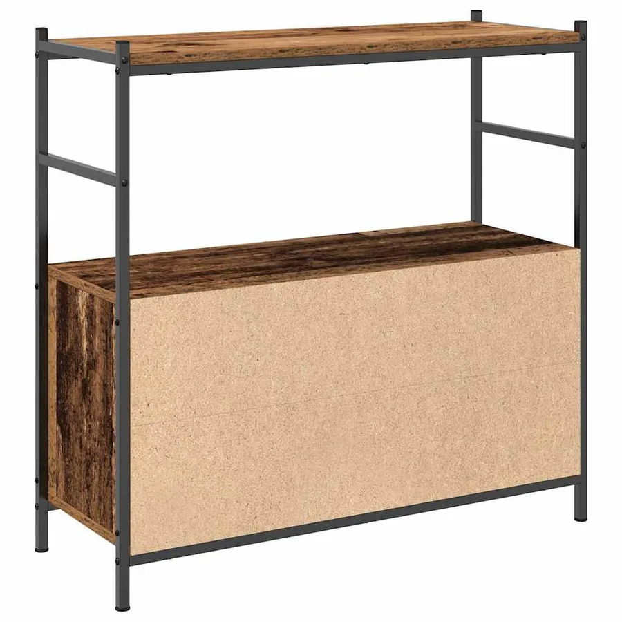Étagère Chêne fumé 80 x 30 x 78,5 cm Bois d'ingénierie - 5