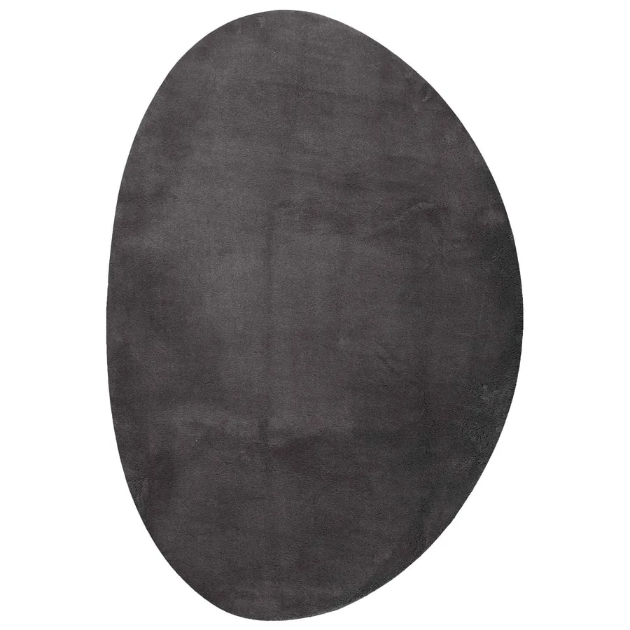 Tapis de surface HUARTE Anthracite 140 x 200 cm Polyester - 2