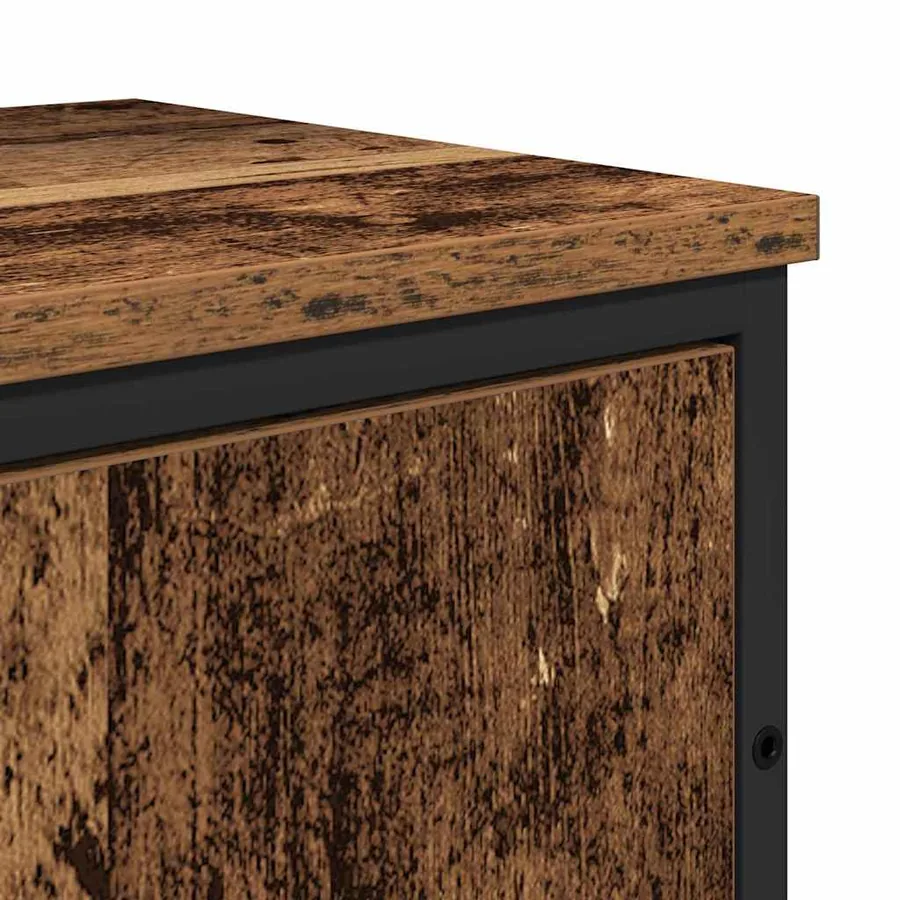 Ensemble de mobilier de salle de bain avec étagère 2 pcs Marron - 9