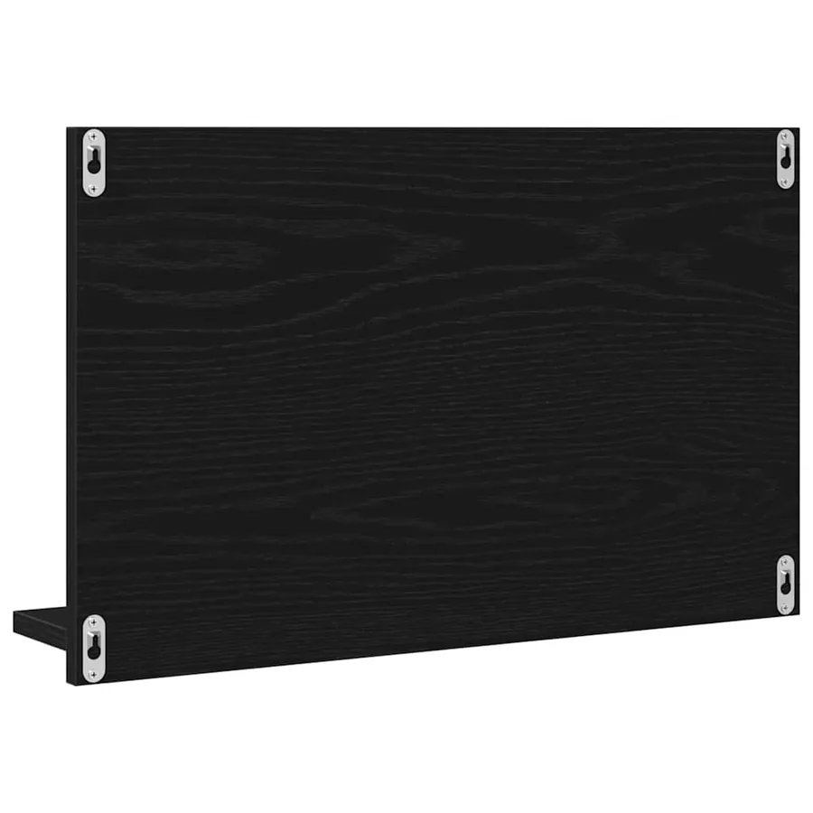 Étagère Miroir Chêne noir 60 x 10,5 x 37 cm Bois d'ingénierie - 5
