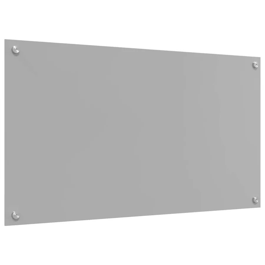 Crédence de cuisine Gris clair 90 x 50 cm verre trempé - 4