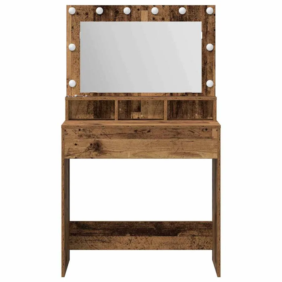 Table de Toilette avec étagère Bois ancien 75,5 x 41 x 135 cm - 4