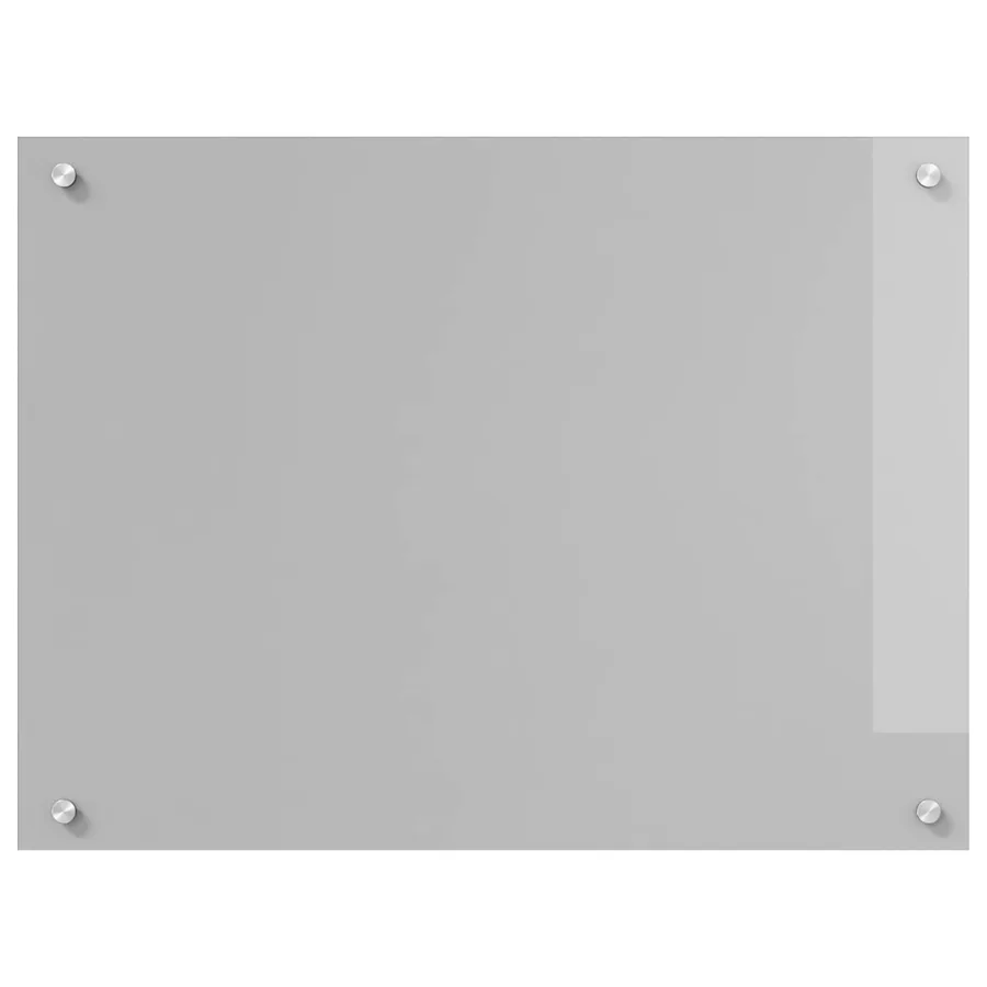 Crédence de cuisine Gris clair 80 x 60 cm verre trempé - 2