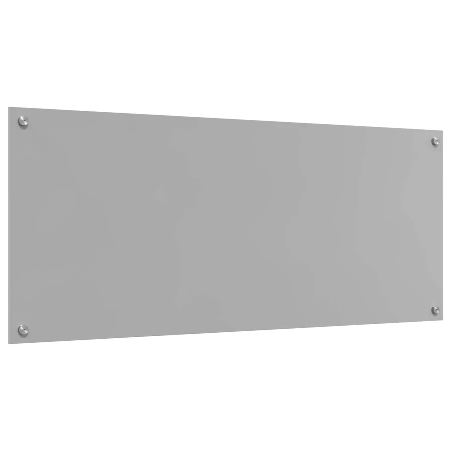 Crédence de cuisine Gris clair 120 x 50 cm verre trempé - 4