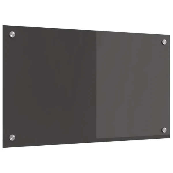 Crédence de cuisine Gris foncé 70 x 40 cm verre trempé