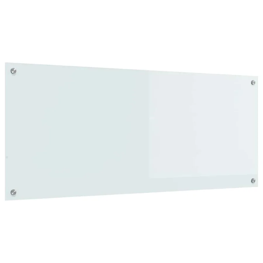 Crédence de cuisine Blanc 120 x 50 cm verre trempé - 2