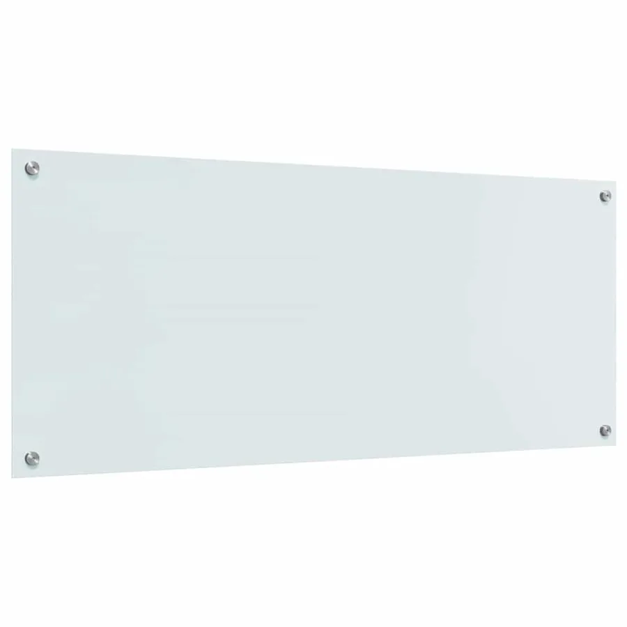 Crédence de cuisine Blanc 120 x 50 cm verre trempé - 6