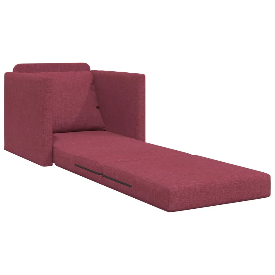 Canapé-Lit Bordeaux 74 x 77 x 81 cm tissu - 4