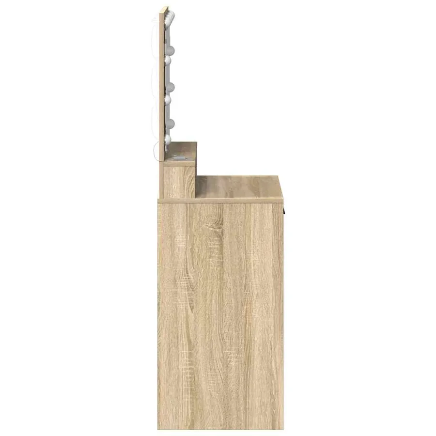 Table de Toilette avec tiroir Chêne Sonoma 50 x 41 x 135 cm - 6