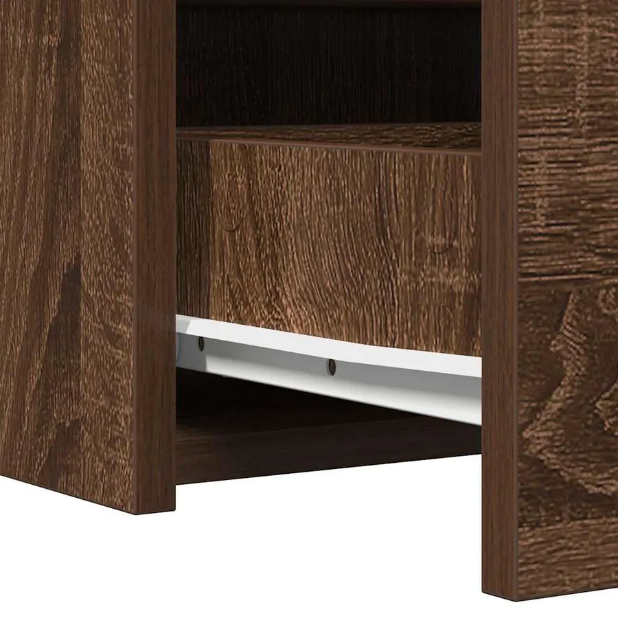 Table de Toilette Marron 60 x 40 x 70 cm Bois d'ingénierie - 11