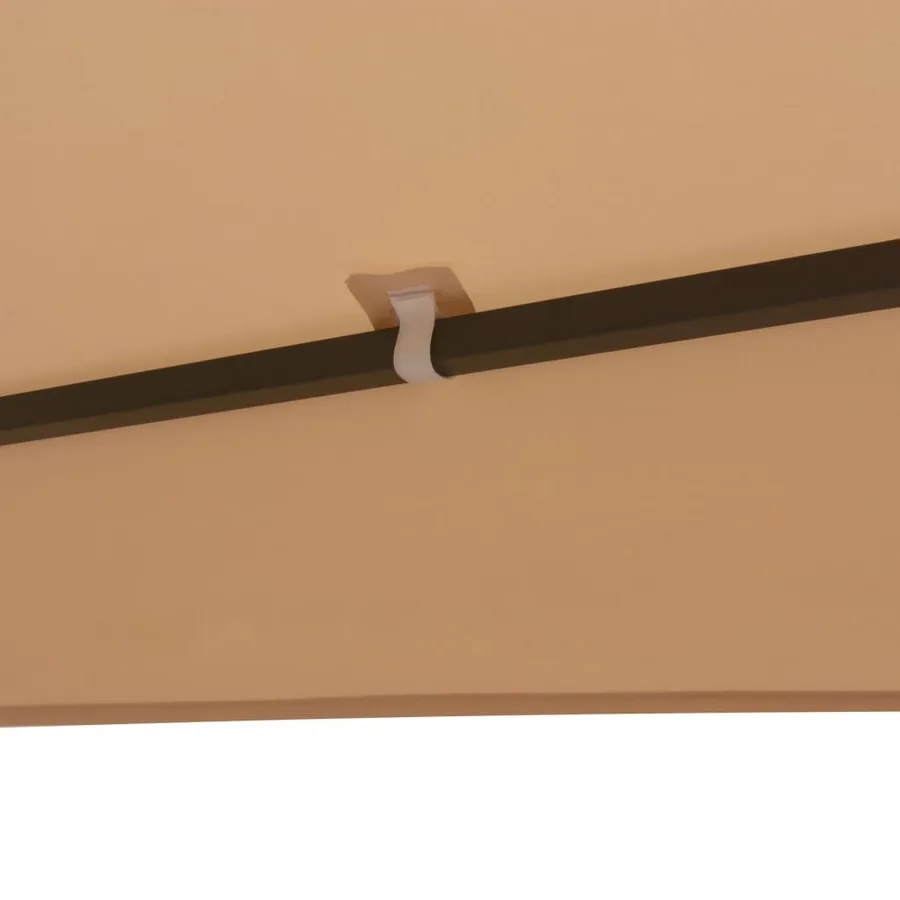 Chapiteau tente de jardin Hexagonal Beige 323 x 265 cm - 4