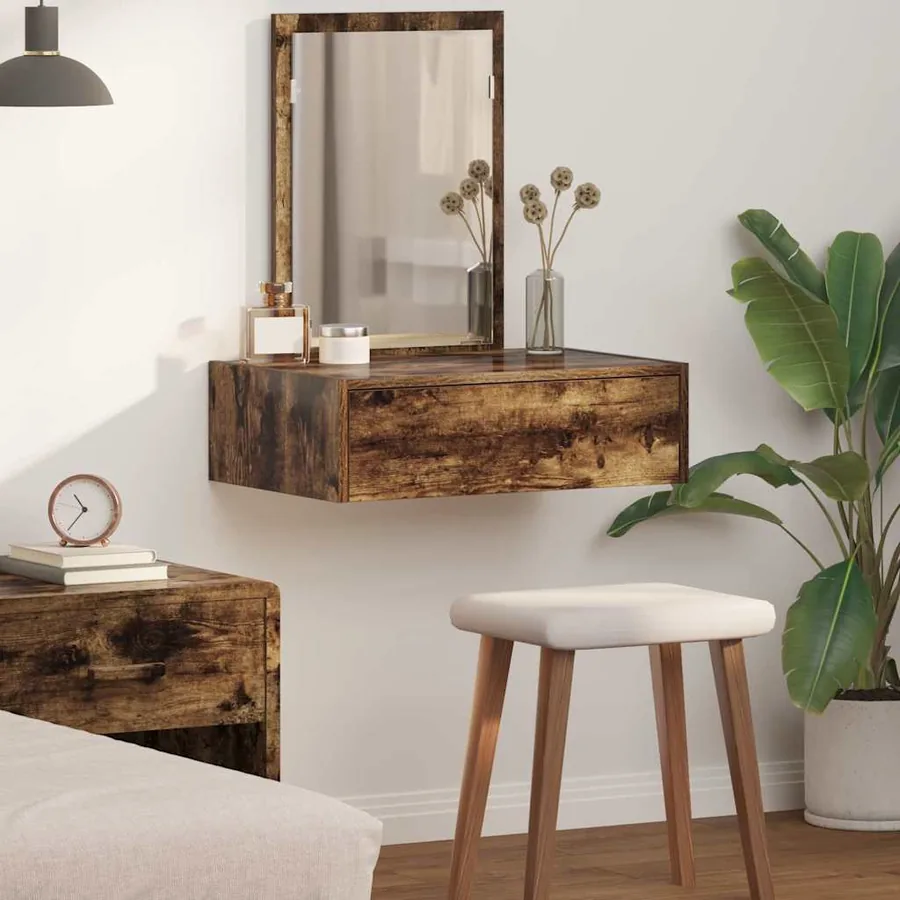 Table de Toilette Marron 60 x 40 x 70 cm Bois d'ingénierie