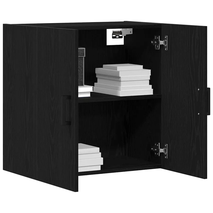 Meuble mural Chêne noir 60 x 31 x 60 cm Bois d'ingénierie - 3