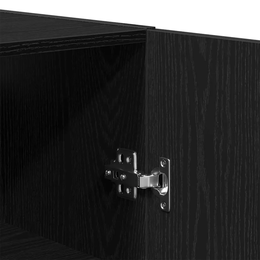 Meuble mural Chêne noir 60 x 31 x 60 cm Bois d'ingénierie - 7