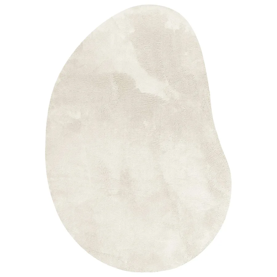 Tapis de surface HUARTE Crème 100 x 200 cm Polyester - 2