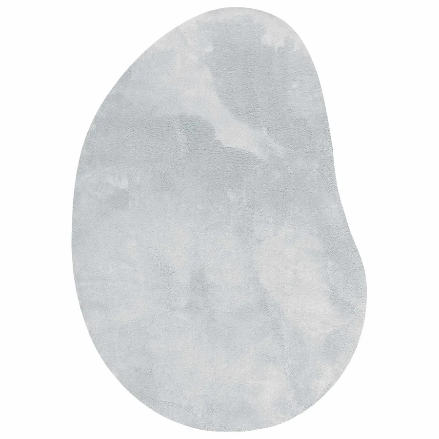 Tapis de surface HUARTE Gris 140 x 200 cm Polyester - 2