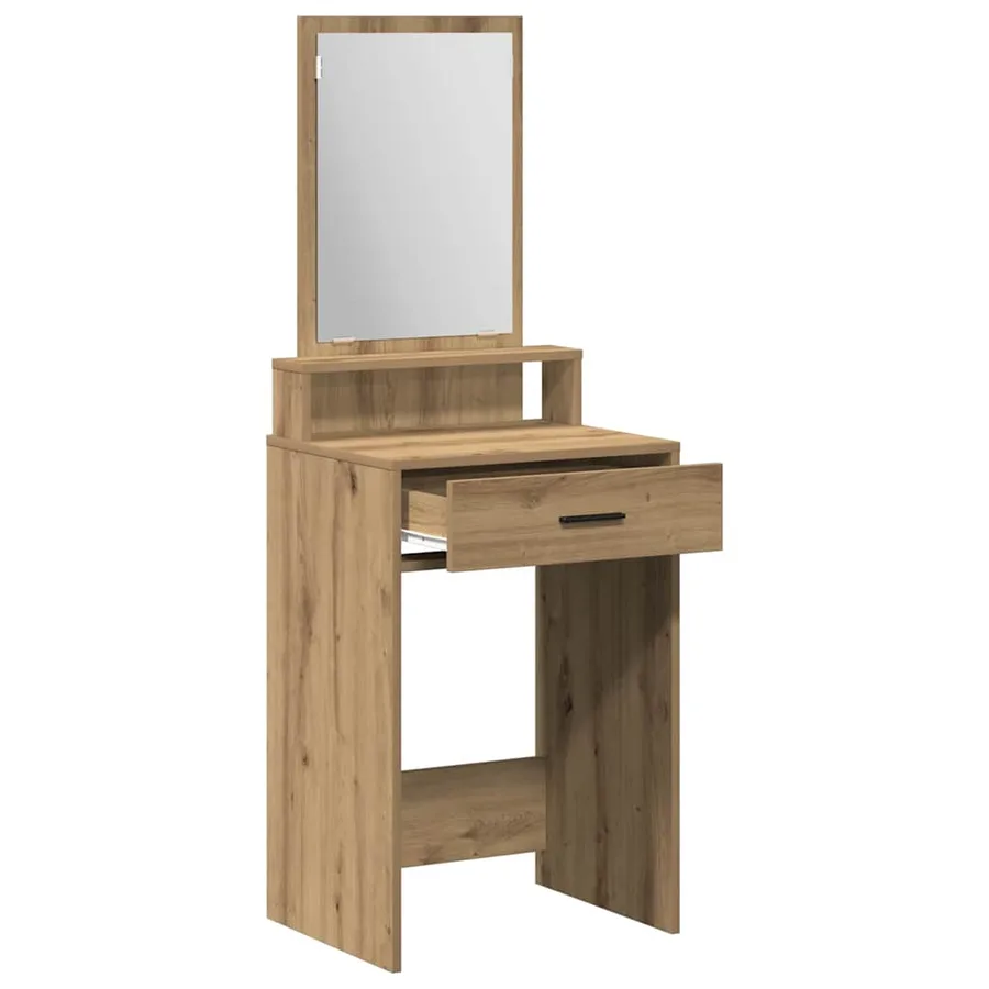 Table de Toilette Chêne artisanal 50 x 41 x 140 cm - 5