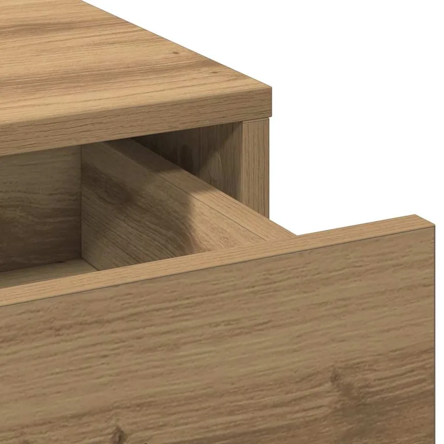 Buffet Chêne artisanal 40 x 40.5 x 75 cm Bois d'ingénierie - 9