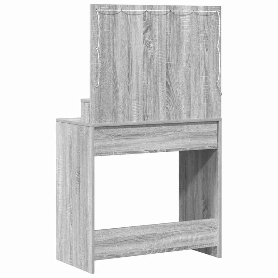 Table de Toilette avec tiroir Gris Sonoma 79 x 41 x 135 cm - 7