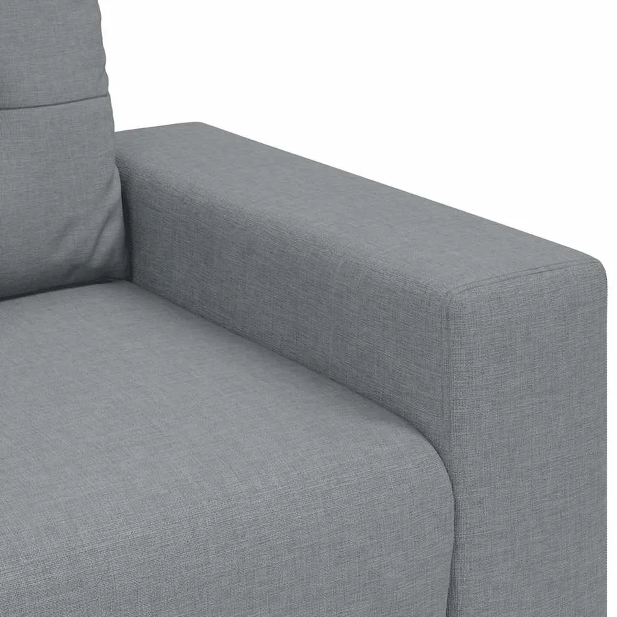 Fauteuil Gris clair 100x78x80 cm Tissu - 7