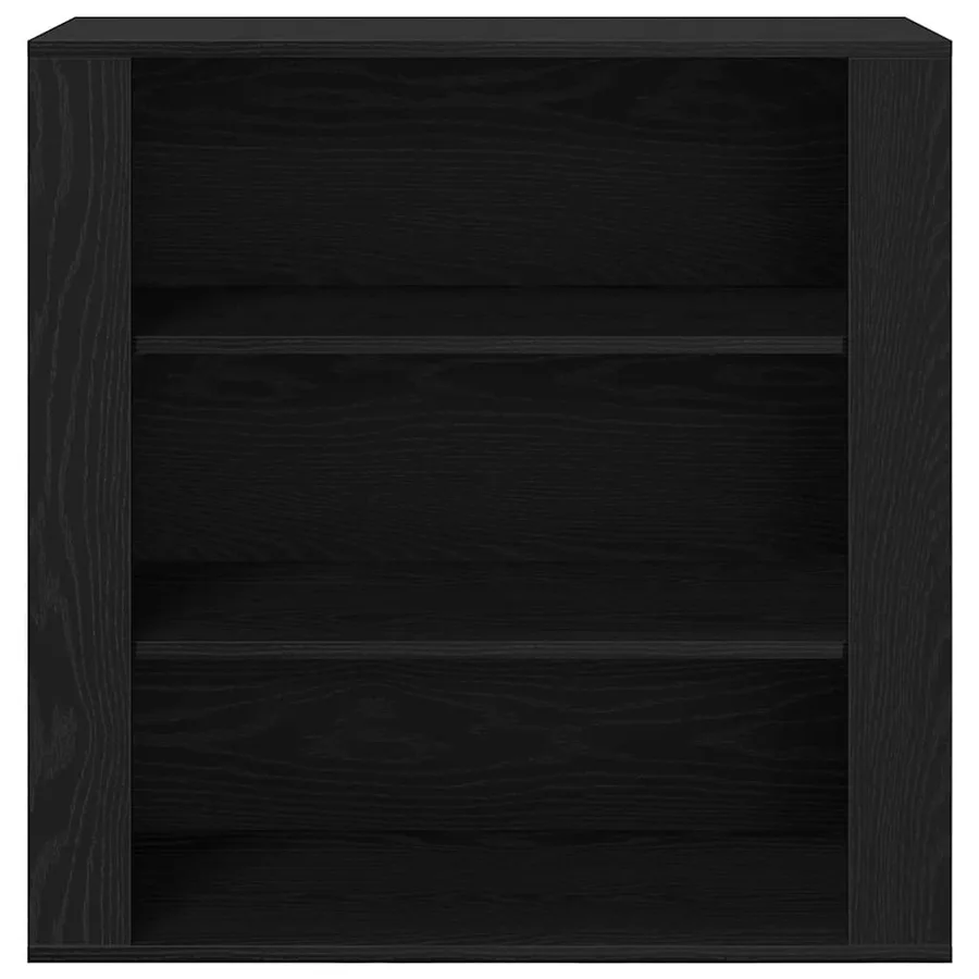 Meuble mural Chêne noir 80 x 33 x 80 cm Bois d'ingénierie - 6