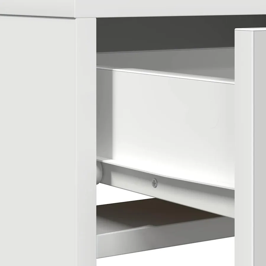 Table de Toilette Blanc 50 x 41 x 140 cm Bois d'ingénierie - 8