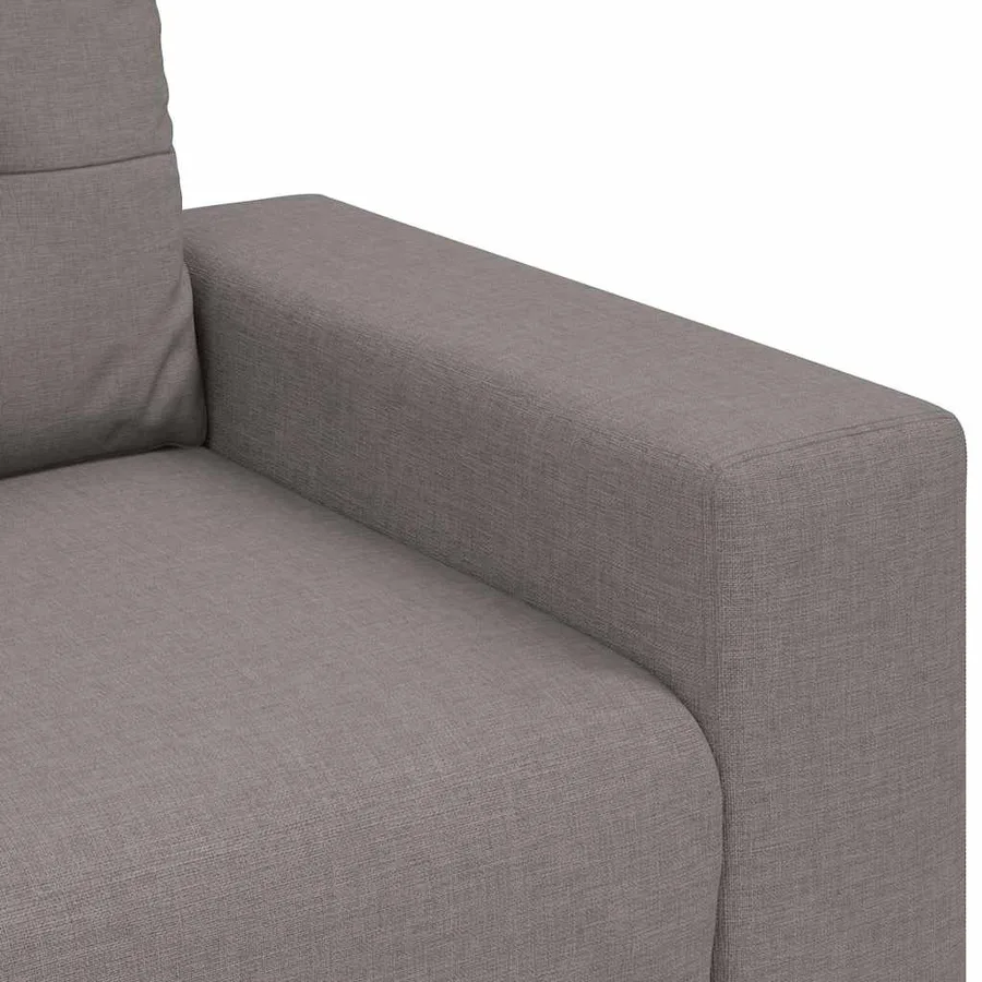Canapé-fauteuil taupe 100x78x80 cm en tissu - 7