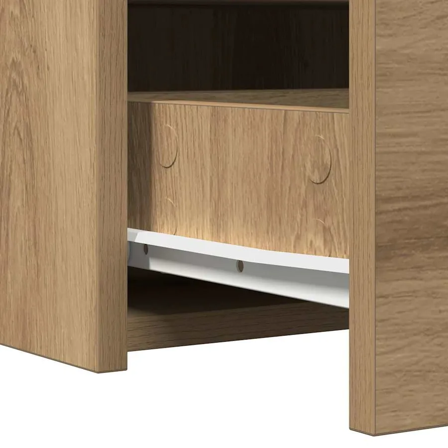 Table de Toilette Marron 60 x 40 x 70 cm Bois d'ingénierie - 8