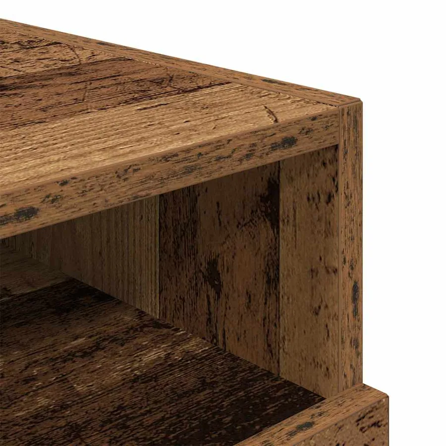 Cabinet de chevet Bois ancien 40 x 39 x 37 cm Bois d'ingénierie - 11