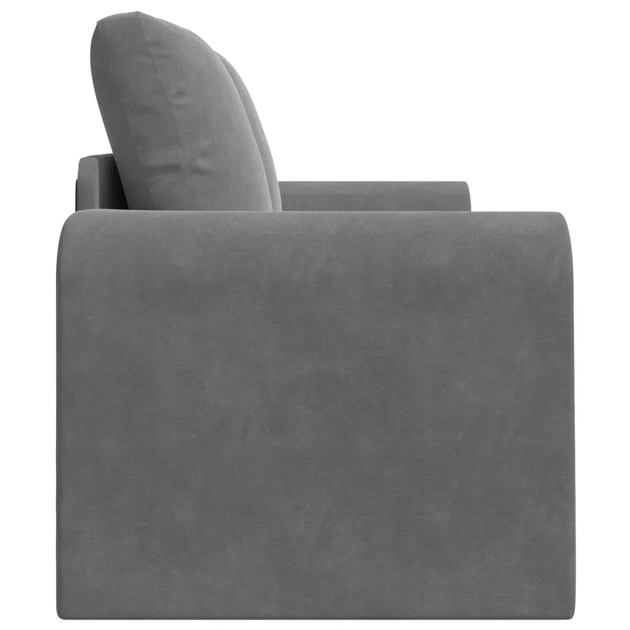 Canapé-Lit Gris foncé 148 x 71 x 83 cm Velours - 6