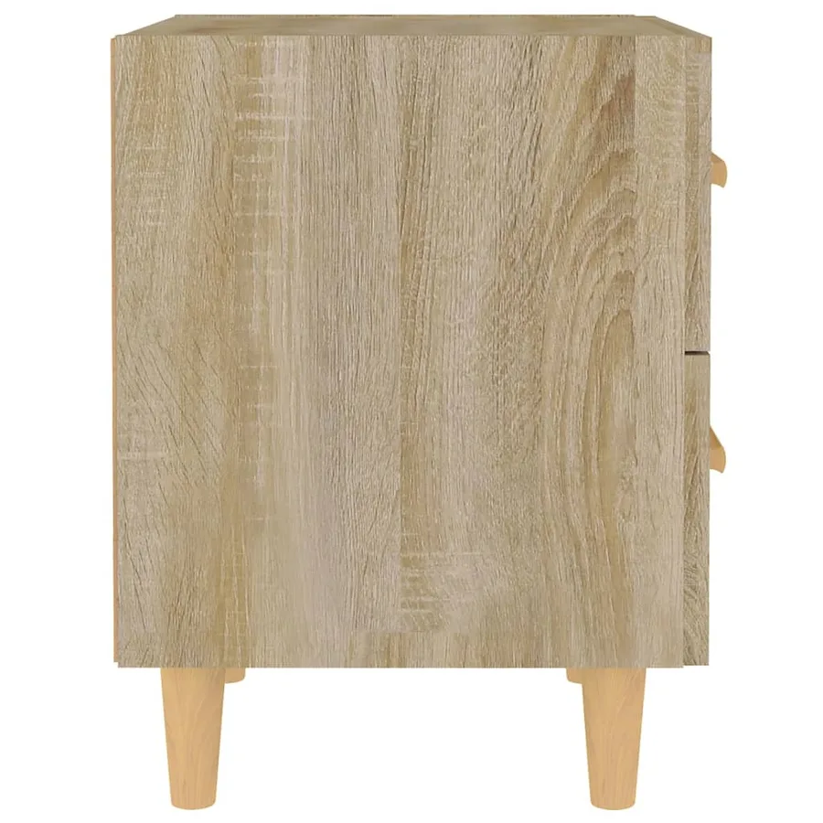 Tables de chevet 2 pcs Chêne sonoma 40x35x47,5 cm - 4
