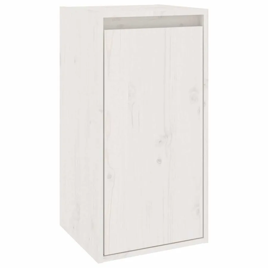 Meubles TV 4 pcs Blanc Bois massif de pin - 7