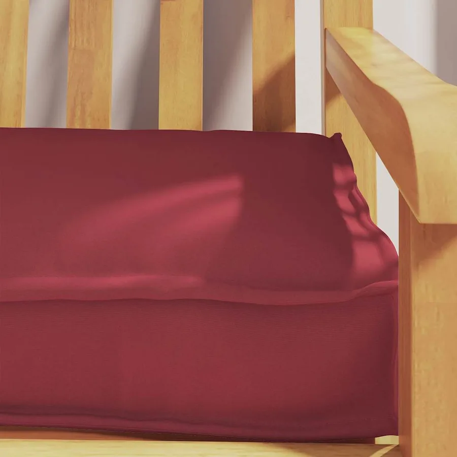 Coussin de palette Bordeaux 200 x 40 x 8 cm Tissu Oxford - 5