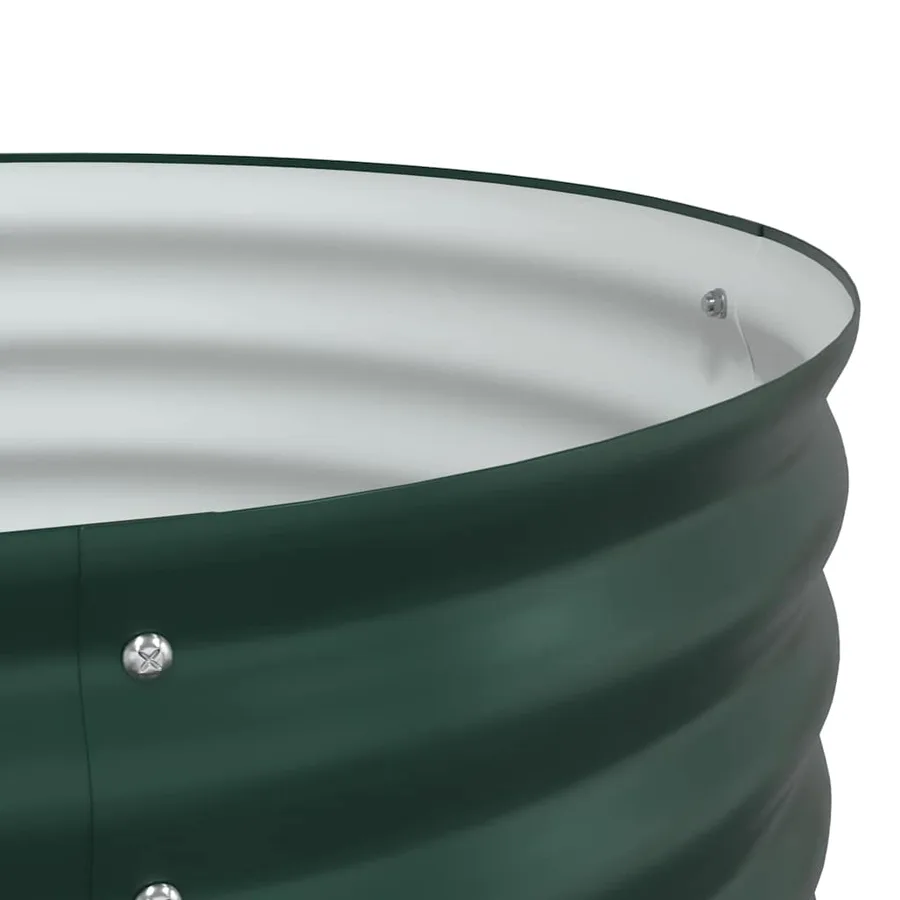Lit surélevé Vert 400 x 80 x 81 cm Acier - 10