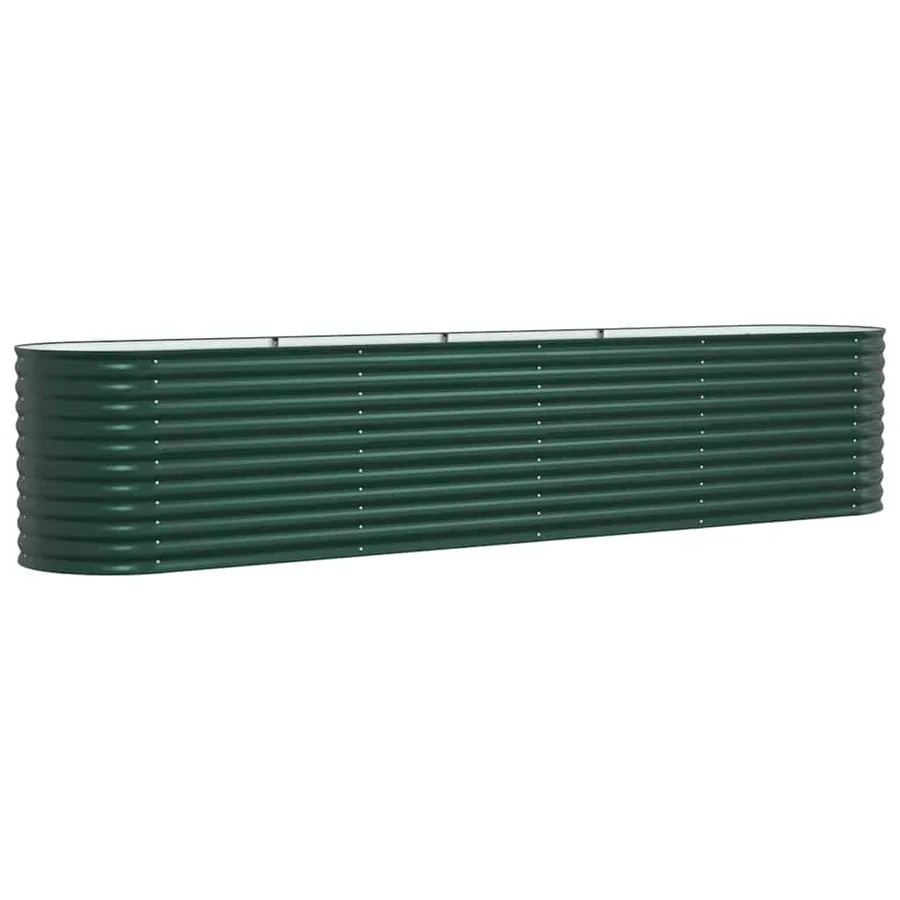 Lit surélevé Vert 400 x 80 x 81 cm Acier - 2