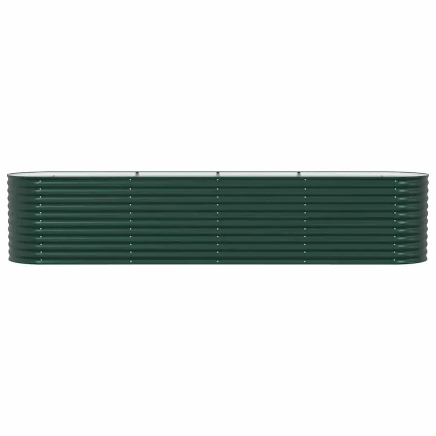 Lit surélevé Vert 400 x 80 x 81 cm Acier - 6