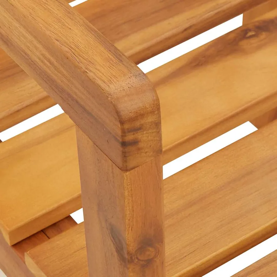 Chaises de jardin 2 pièces 50x53x80 cm Bois massif Acacia - 8
