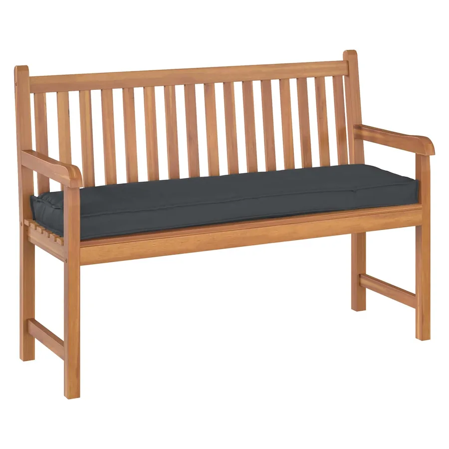 Coussin Noir 140 x 40 x 8 cm Tissu Oxford - 2