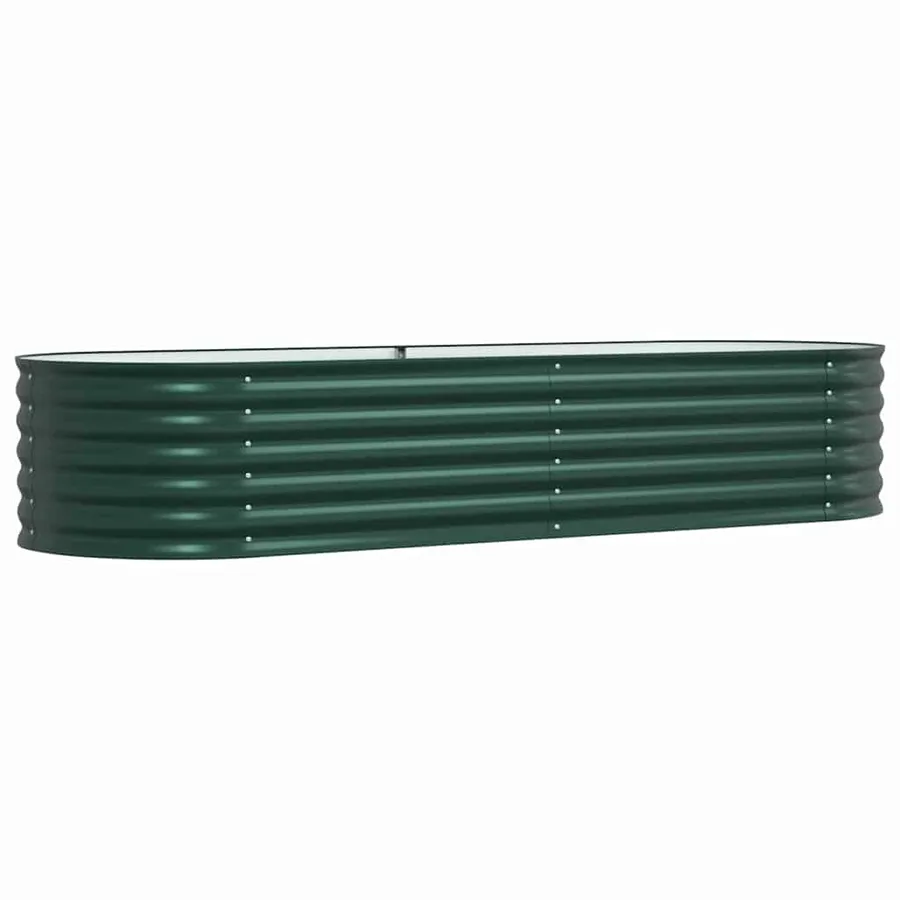 Lit surélevé Vert 240 x 80 x 44 cm Acier - 2