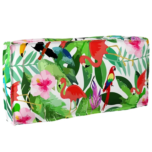 Coussin Floral Multicolore 80 x 40 x 12 cm Tissu Oxford