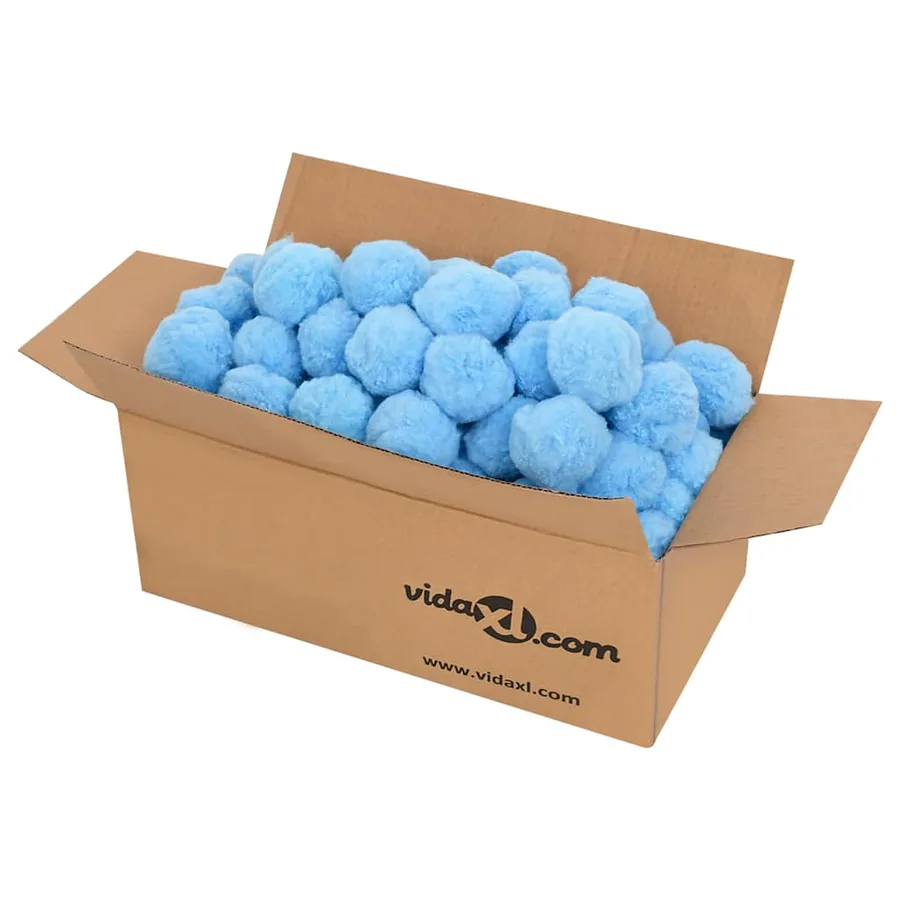 Boules anti-bactériennes filtrantes de piscine bleu 2100 g PE - 2