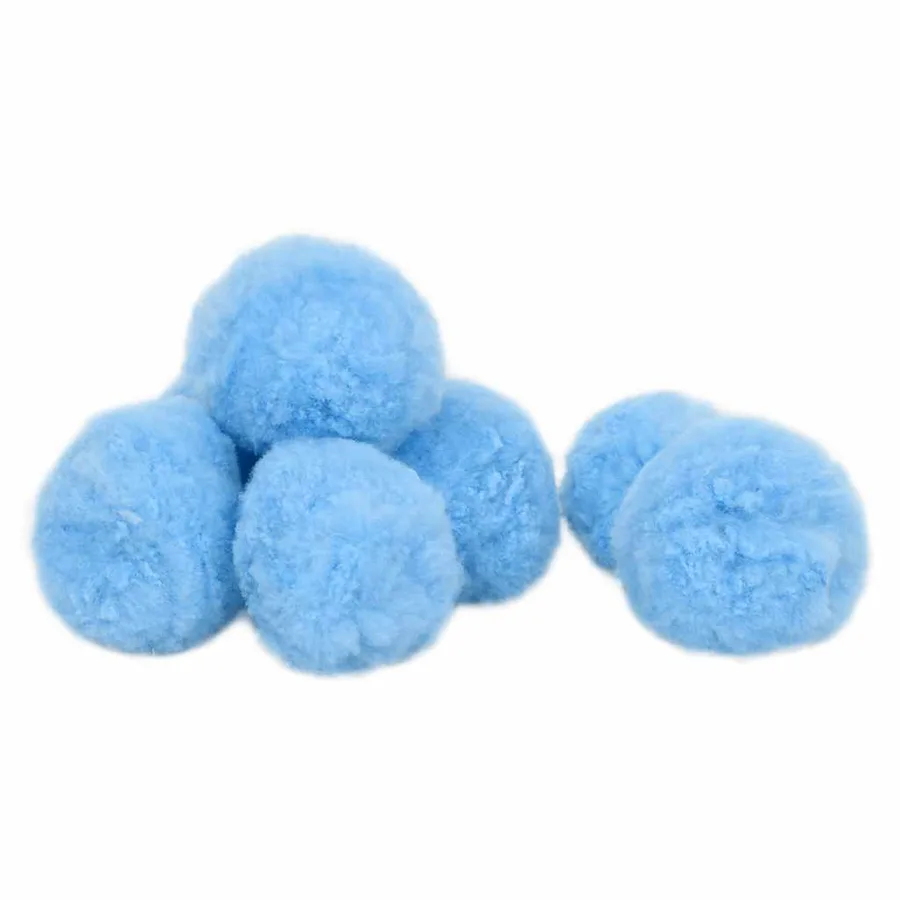 Boules anti-bactériennes filtrantes de piscine bleu 2100 g PE - 5