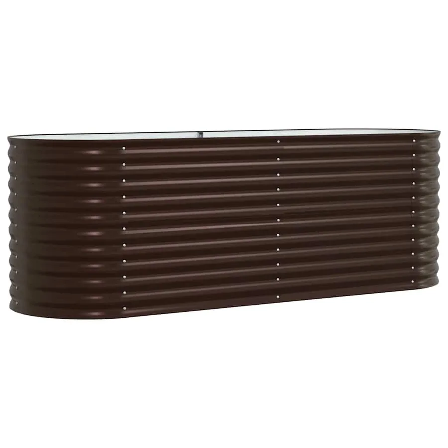 Lit surélevé Marron 240 x 80 x 81 cm Acier - 2