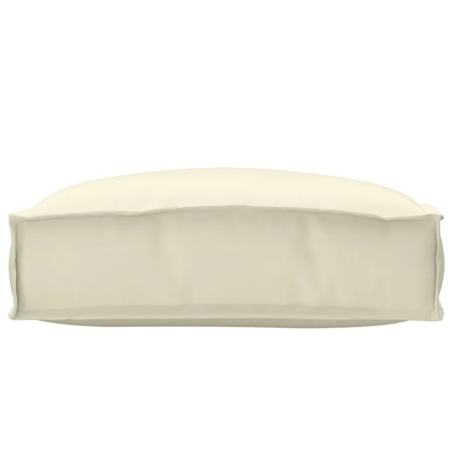 Coussin Crème 50 x 50 x 12 cm Tissu Oxford - 3