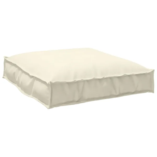 Coussin Crème 70 x 70 x 12 cm Tissu Oxford