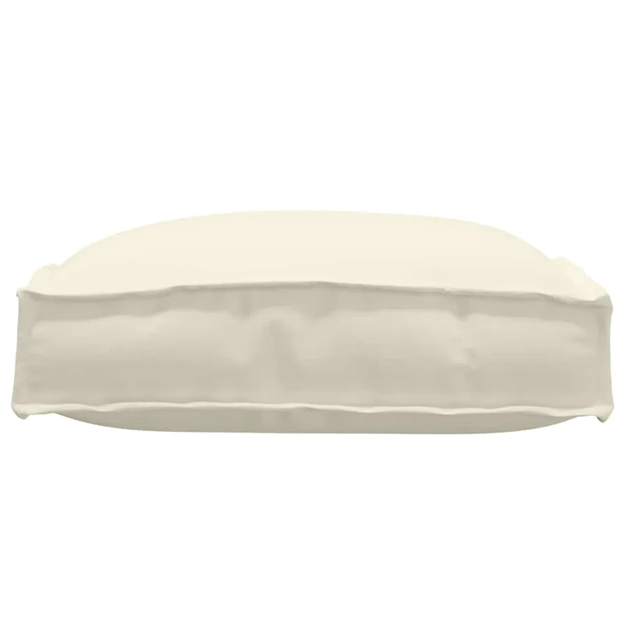 Coussin 2 pcs Crème 40 x 40 x 8 cm Tissu Oxford - 7