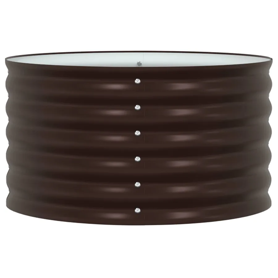 Lit surélevé Marron 80 x 80 x 44 cm Acier - 4