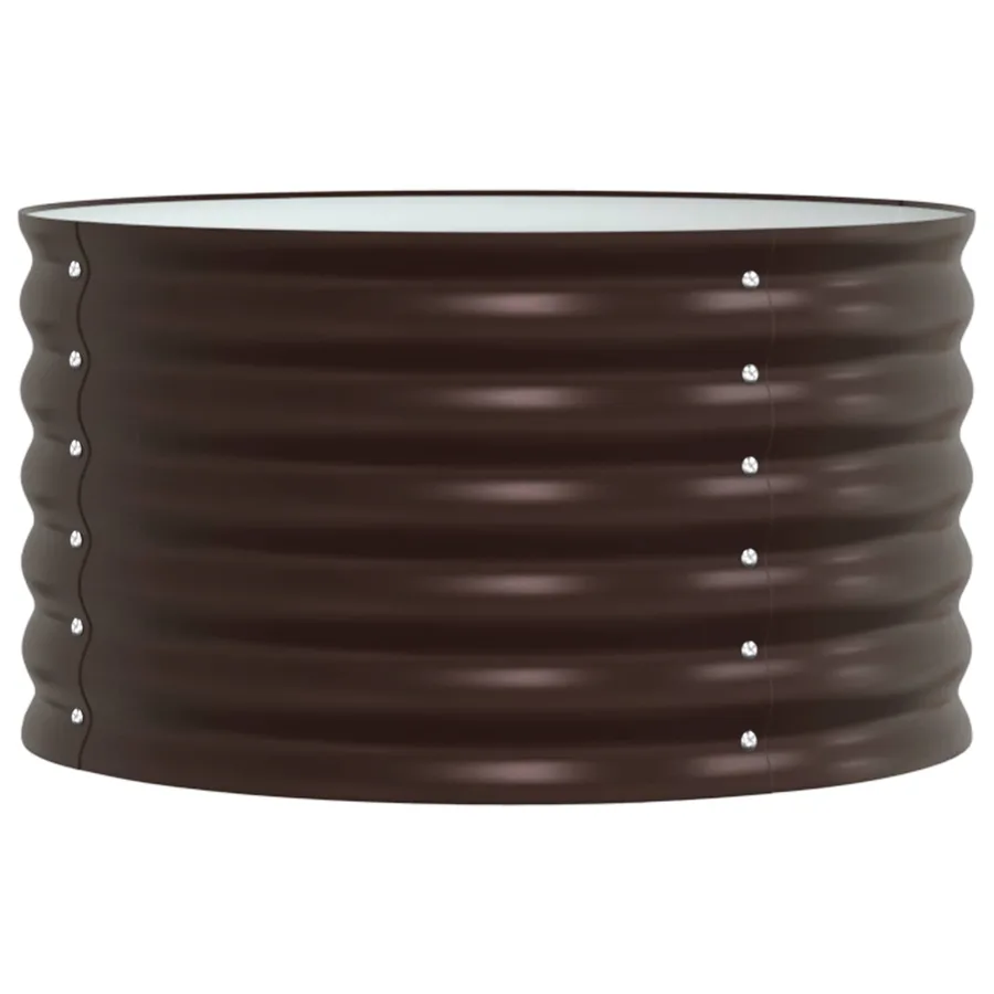 Lit surélevé Marron 80 x 80 x 44 cm Acier - 5