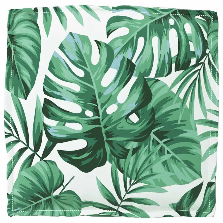 Coussin Feuille 4 pcs Motif feuille 40 x 40 x 8 cm Tissu Oxford - 9