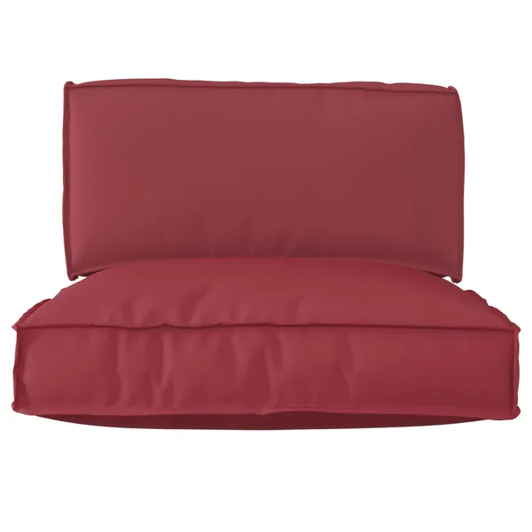Set de coussins de palette 2 pcs Taupe Tissu Oxford